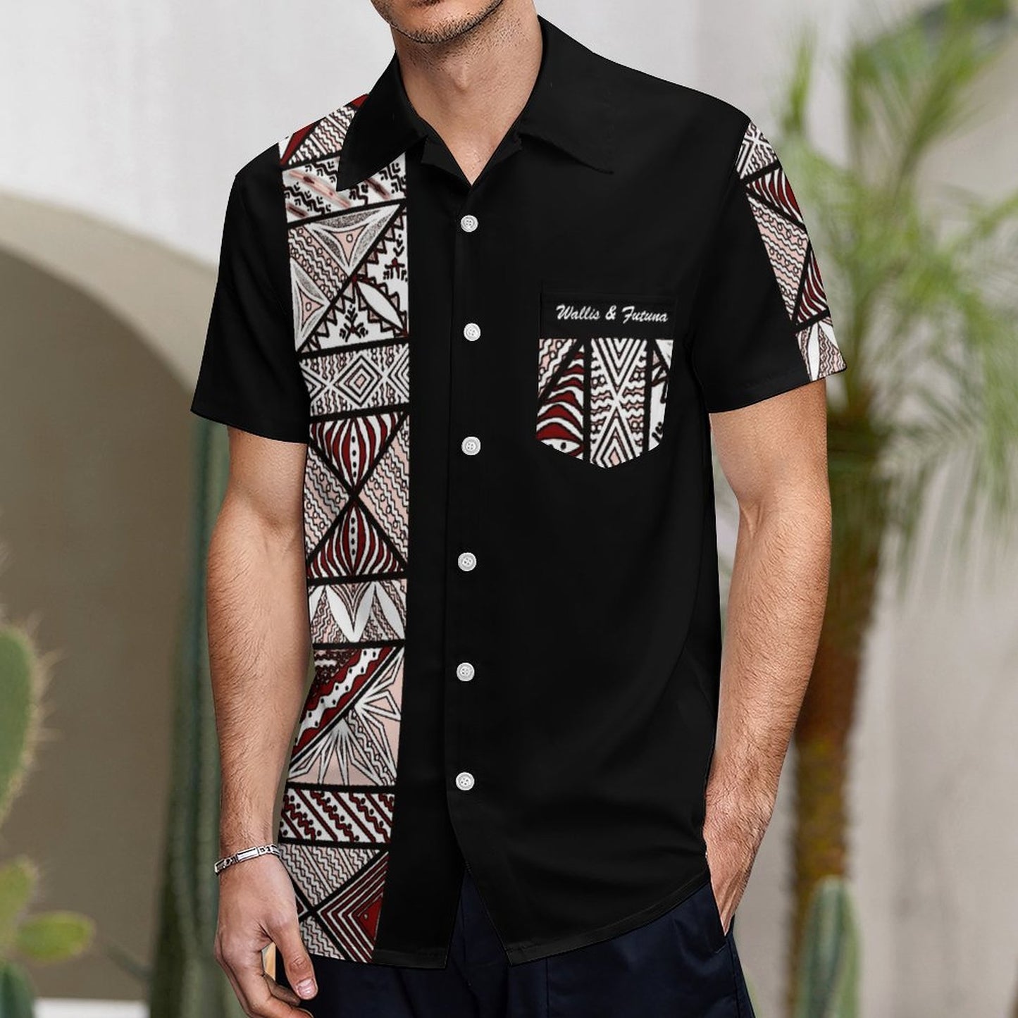 Chemise hévi noir ta tapa
