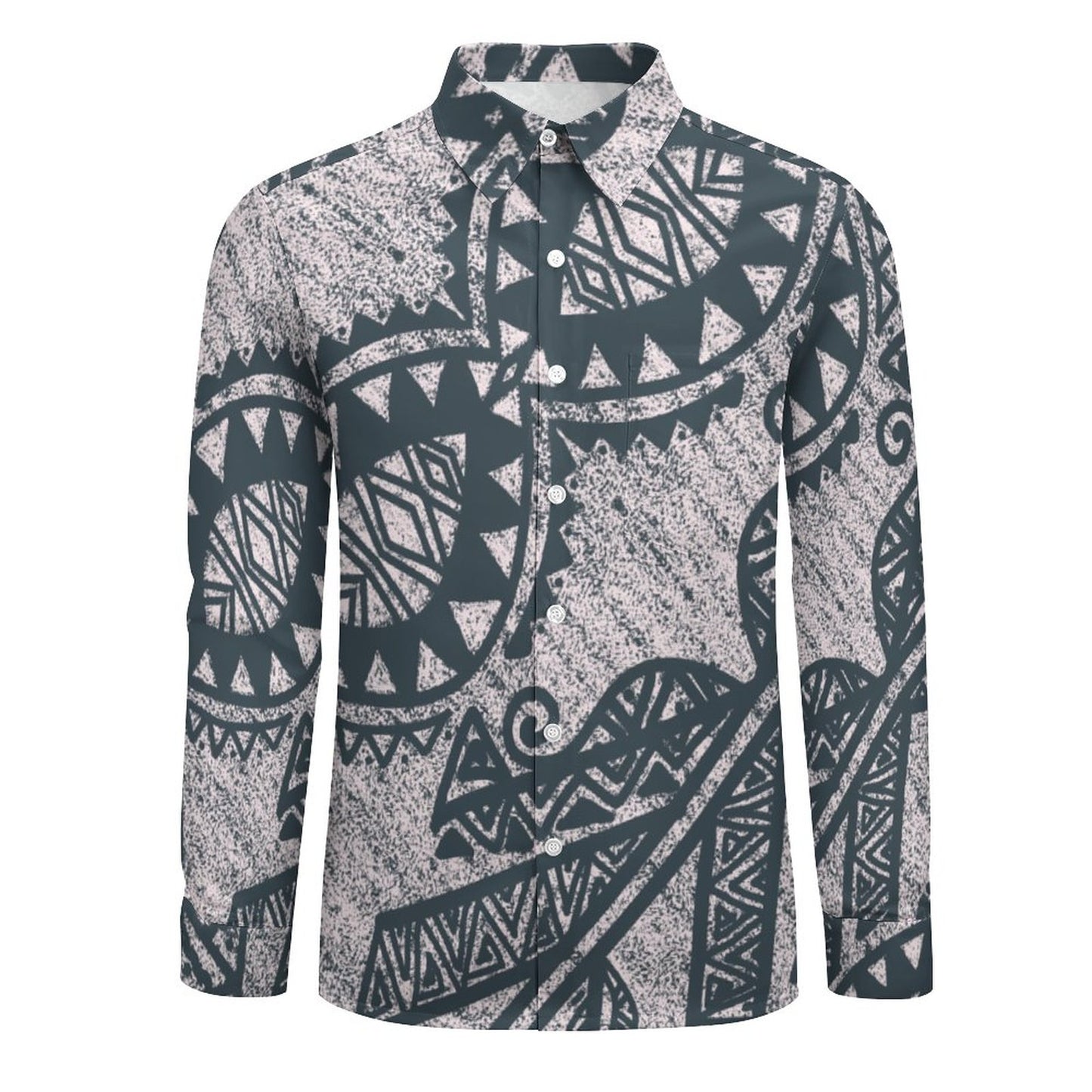 Chemise vert foncé kalaga imprimé gatu
