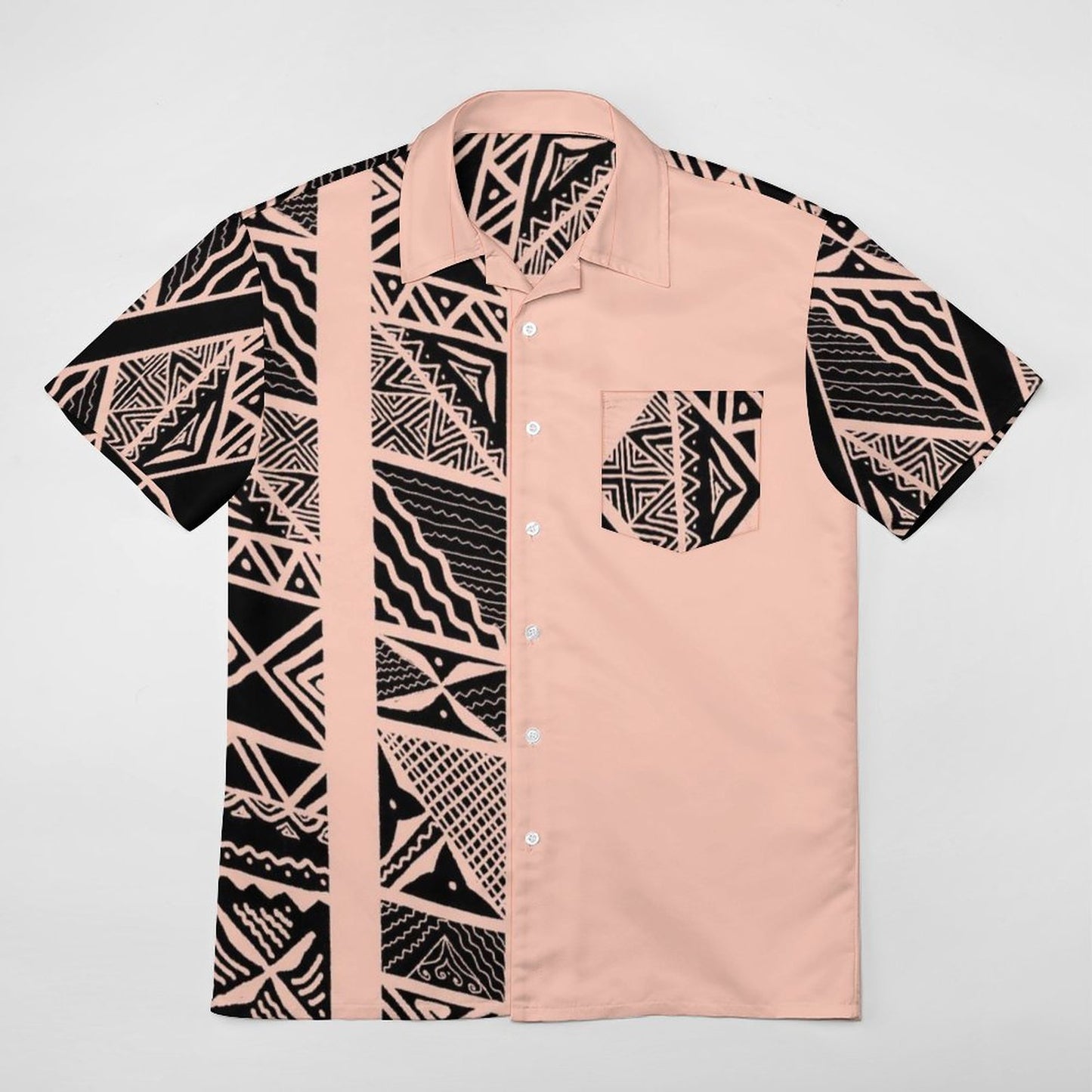Chemise hévi saumon imprimé gatu