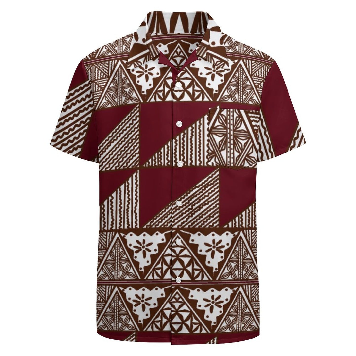 Chemise hévi imprimée gatu blanc