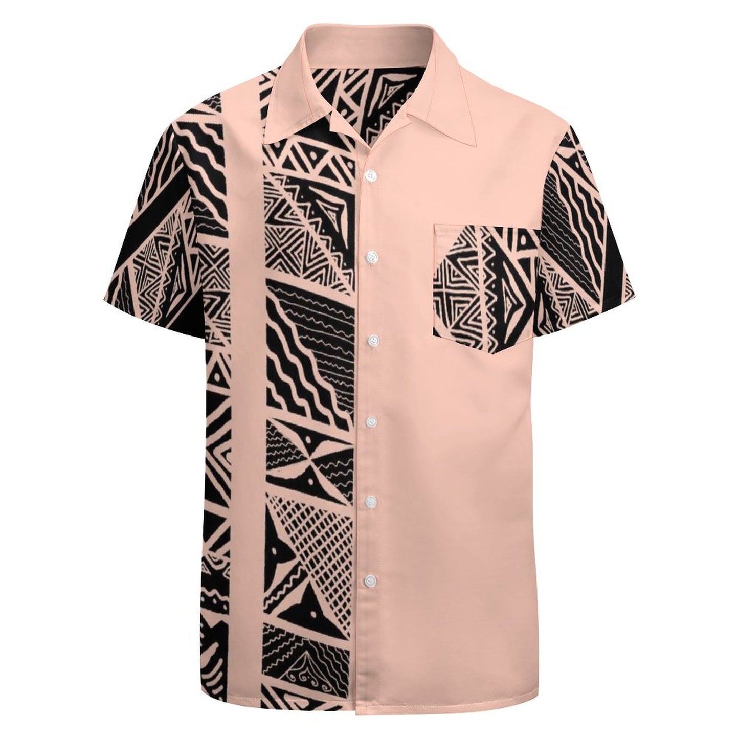 Chemise hévi saumon imprimé gatu