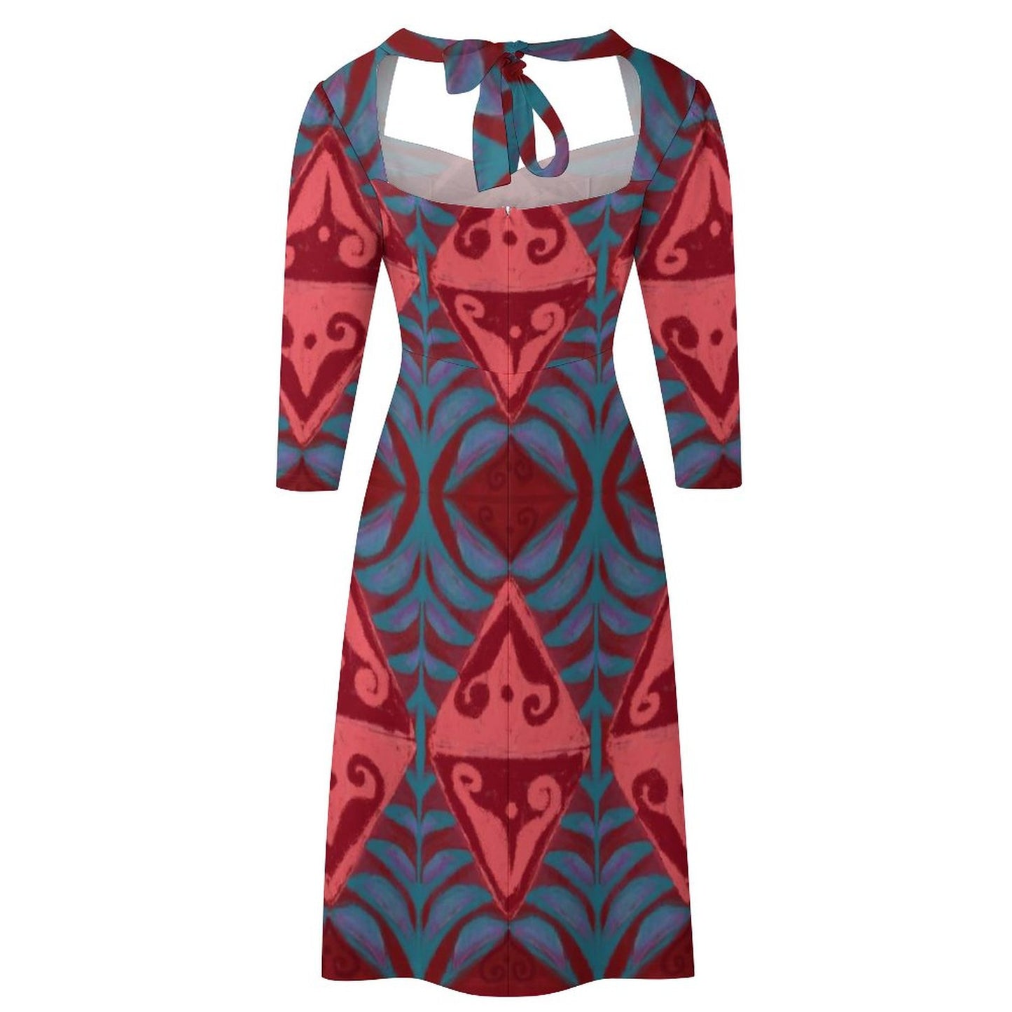 Robe à noeud rouge