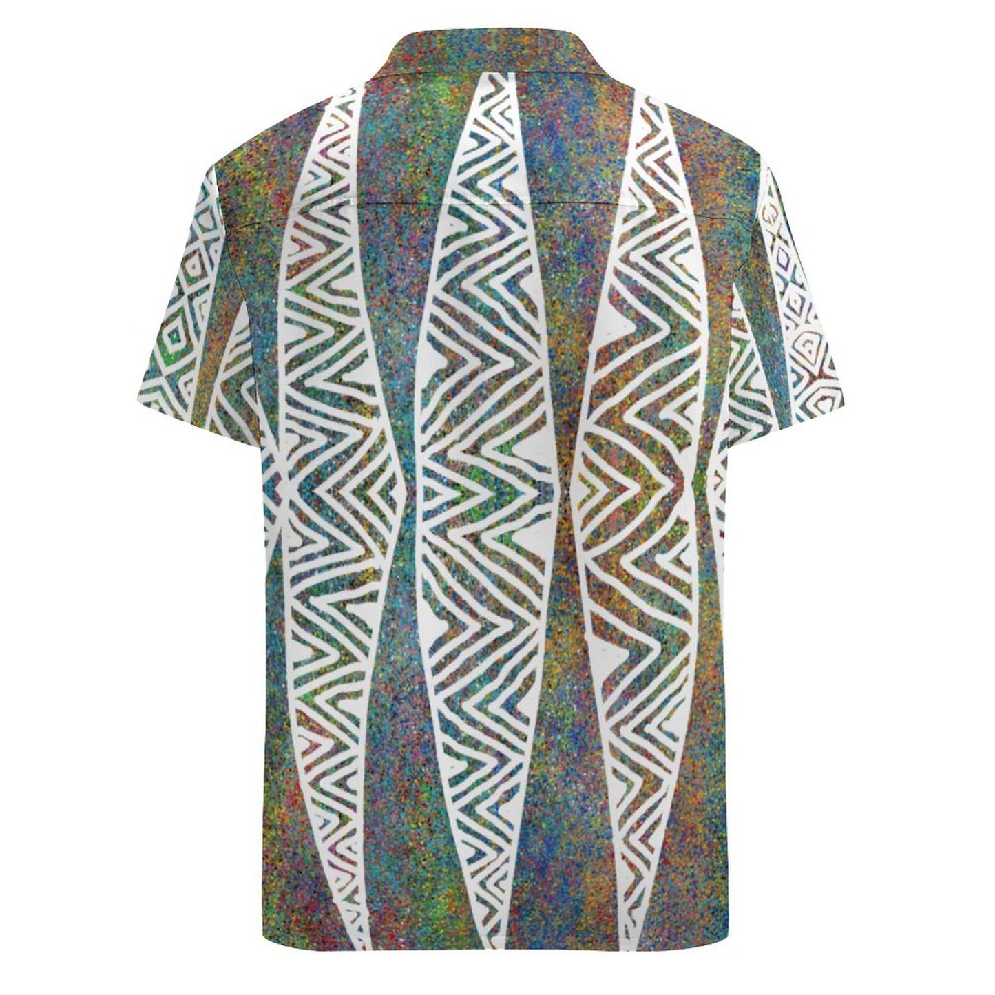 Chemise hévi blanc imprimée gatu
