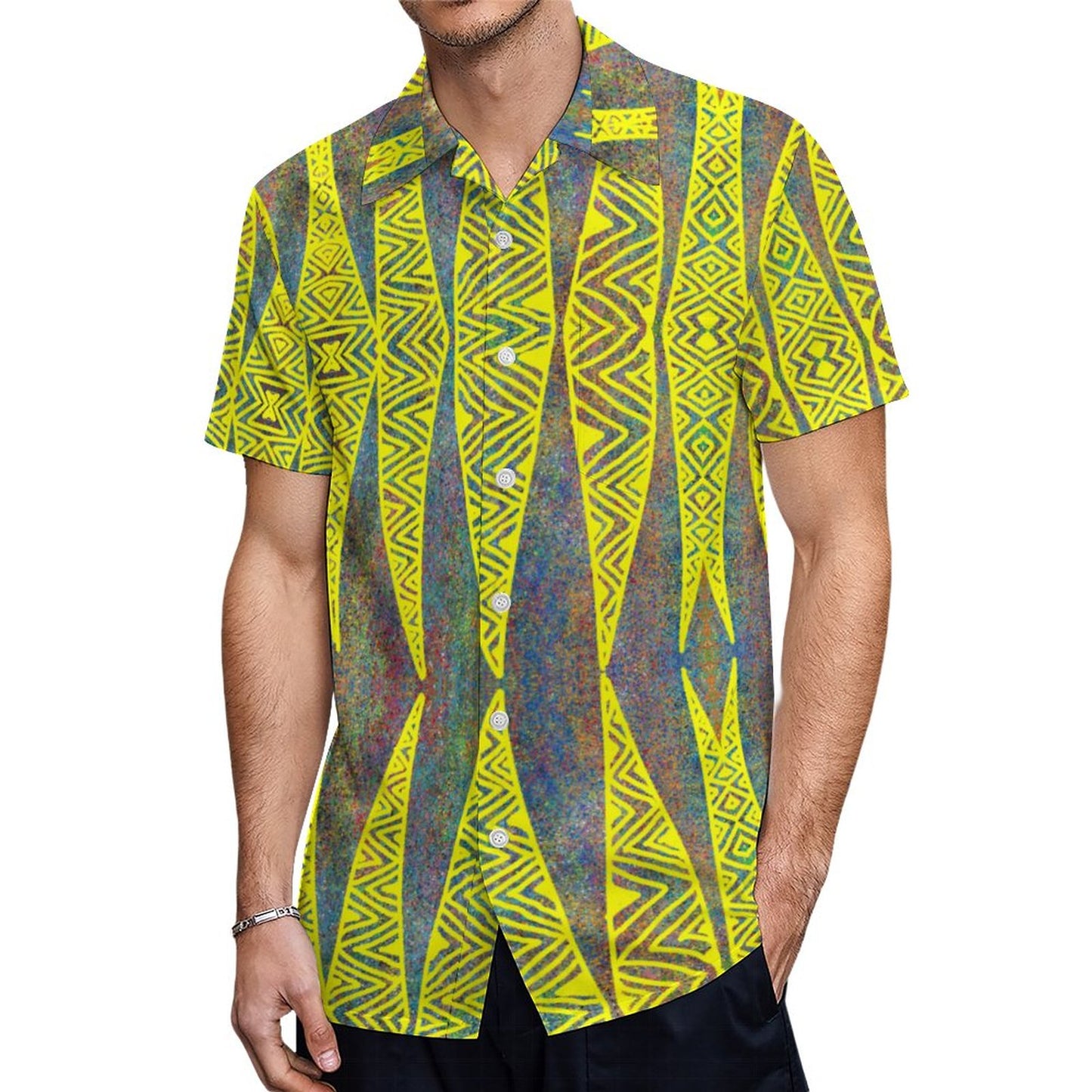 Chemise hévi jaune fluo gatu