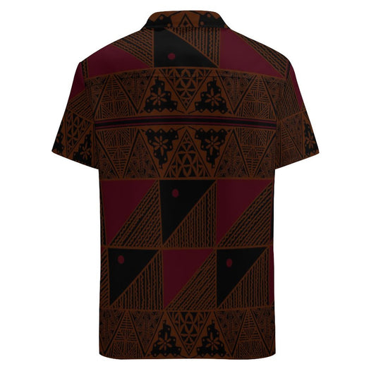 Chemise hévi noir imprimée gatu