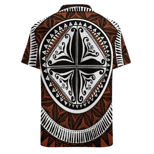 Chemise hévi blanc imprimée gatu