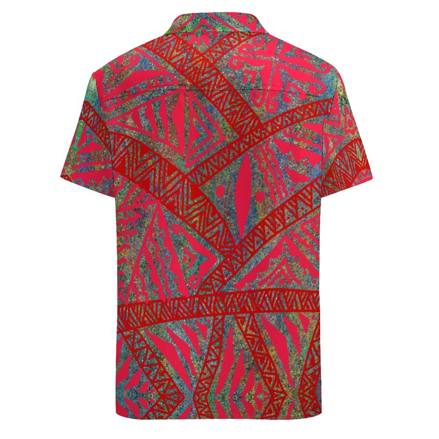 Chemise hévi rouge imprimée gatu