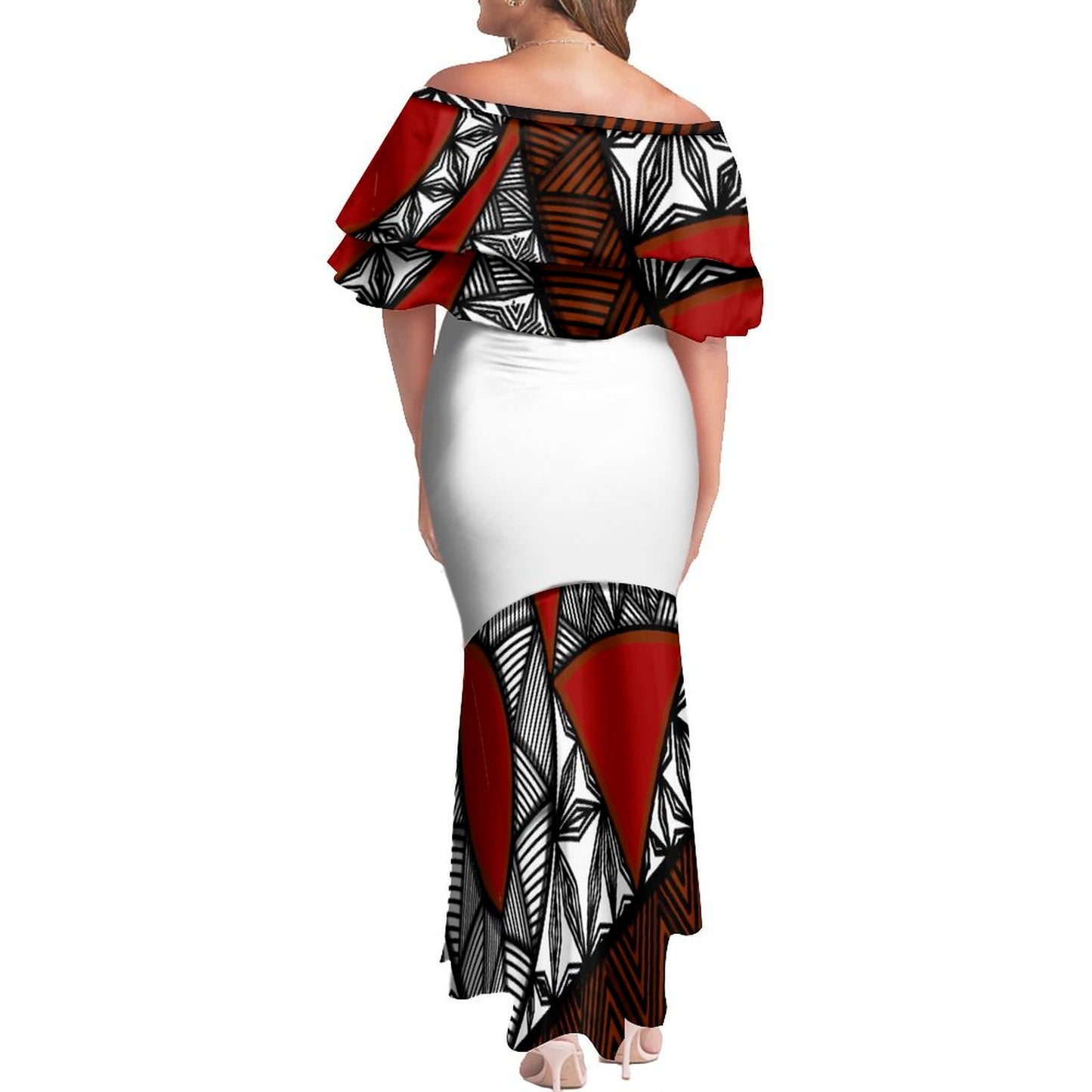 Robe longue matatoa  blanc