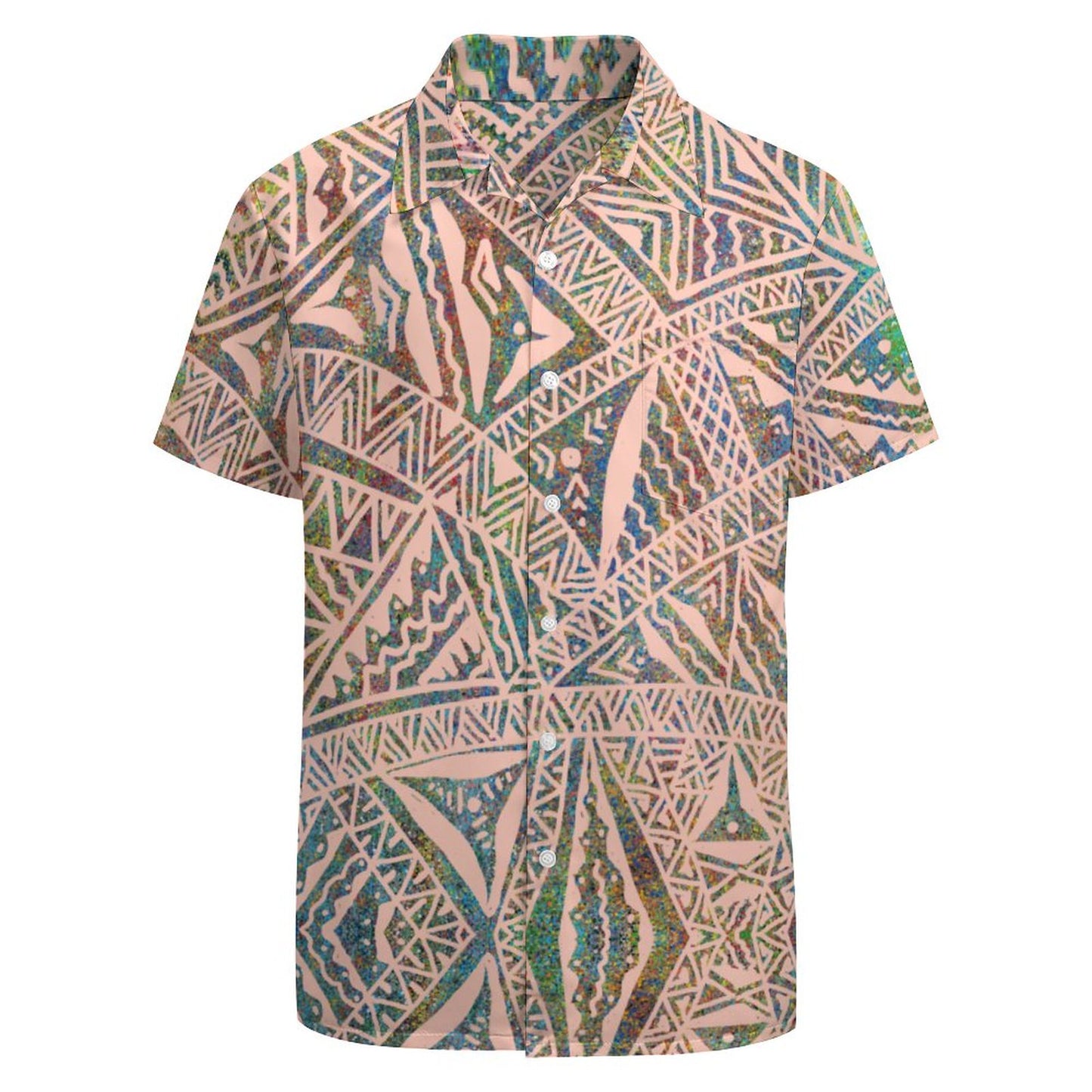 Chemise hévi rose imprimée gatu