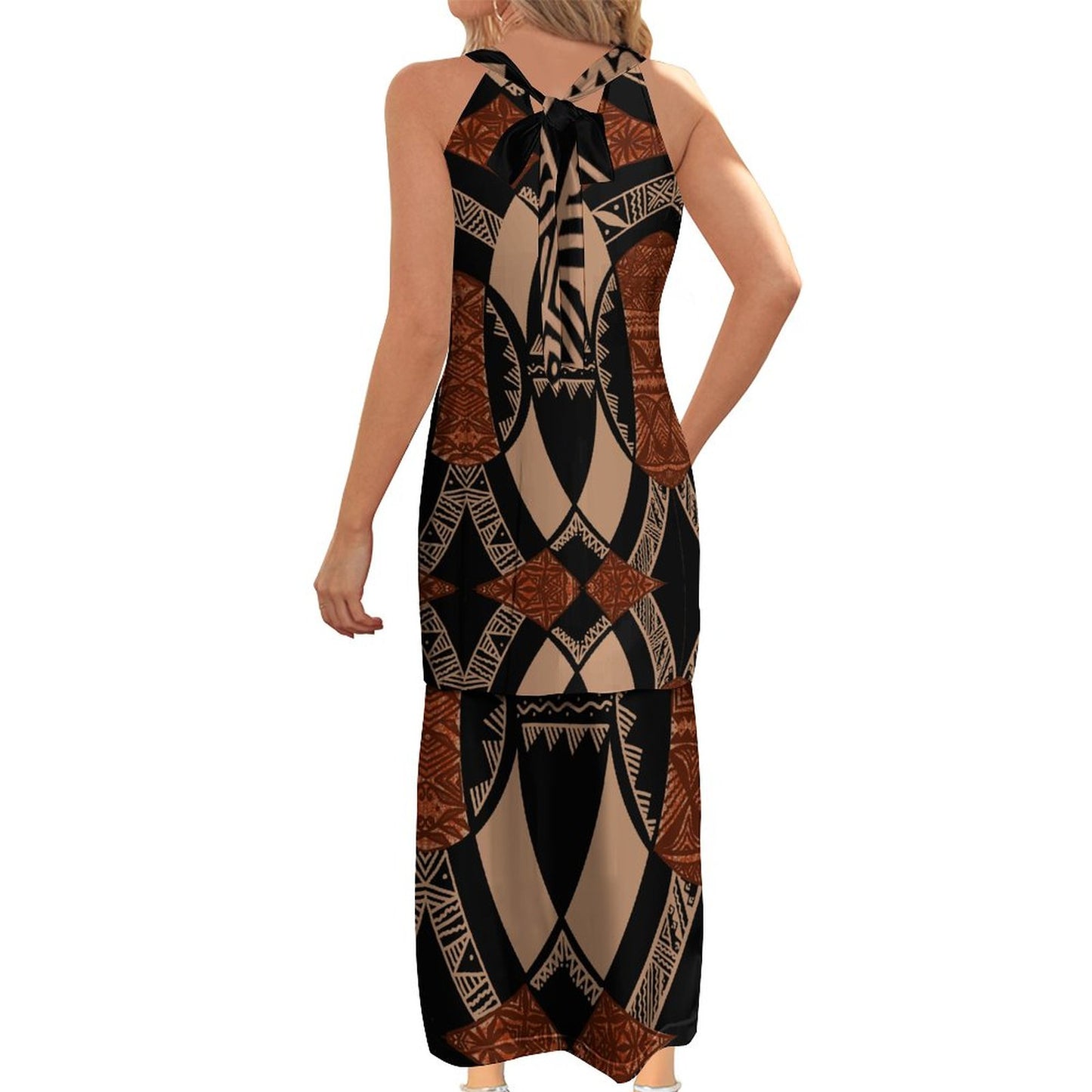 Ensemble diane beige imprimé tapa