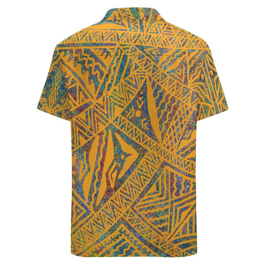 Chemise hévi jaune imprimée gatu