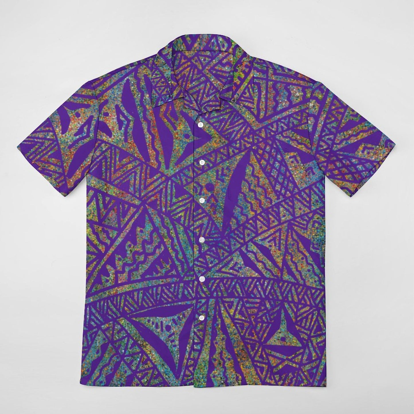 Chemise hévi violet imprimée gatu