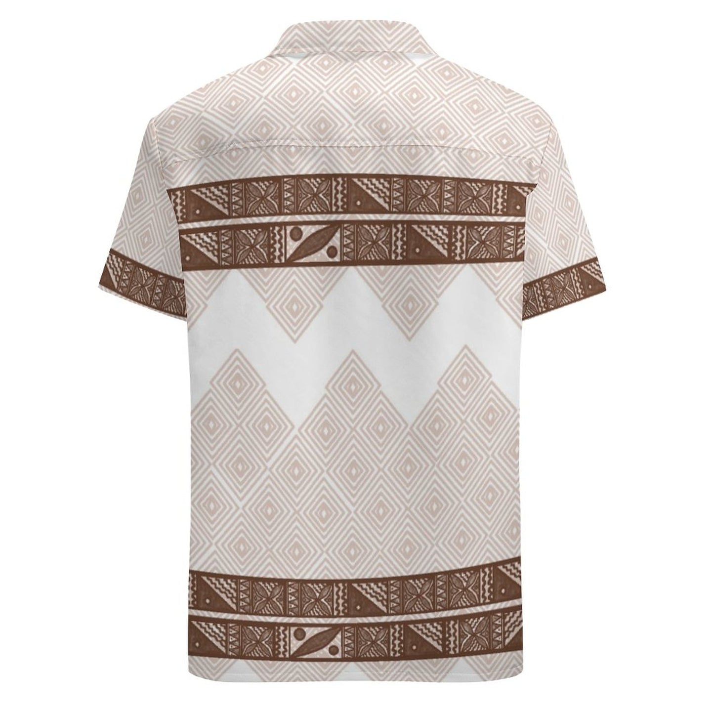 Chemise hévi blanc imprimée gatu