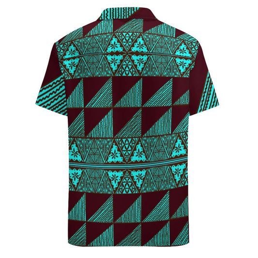 Chemise hévi vert imprimée gatu