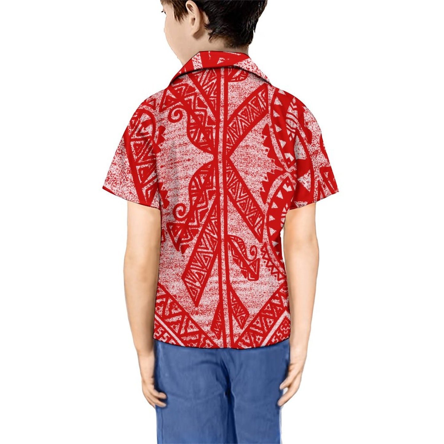 Chemise tita imprimée rouge