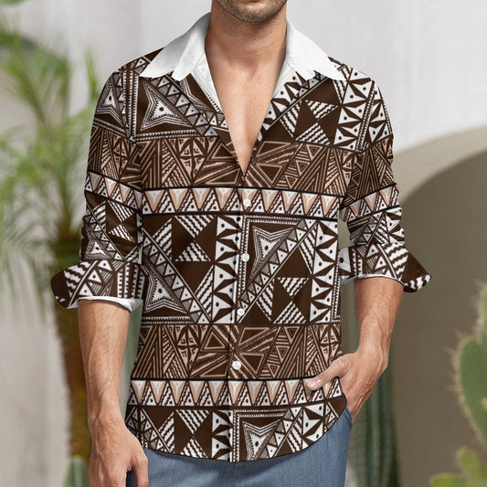 Chemise mata imprimée gatu