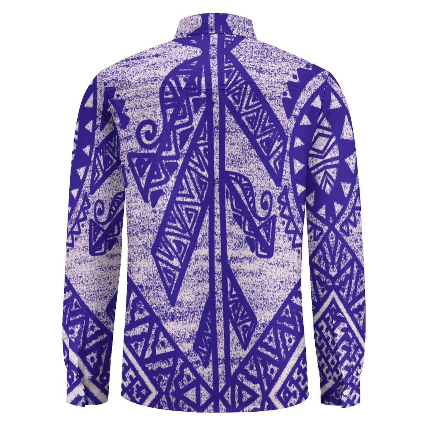 Chemise kalaga violet imprimé gatu