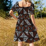 Robe ana imprimée gatu