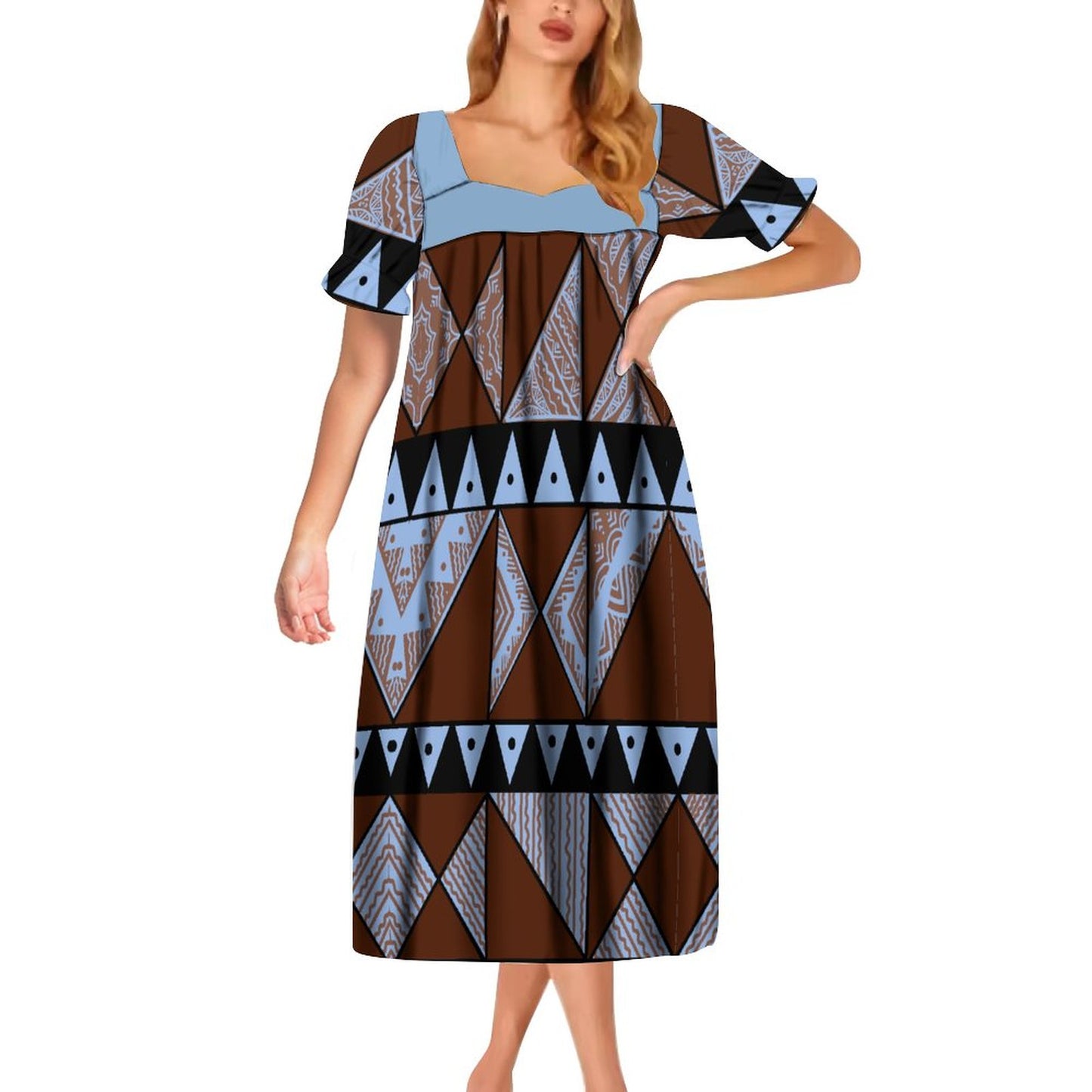 Robe Polé bleu