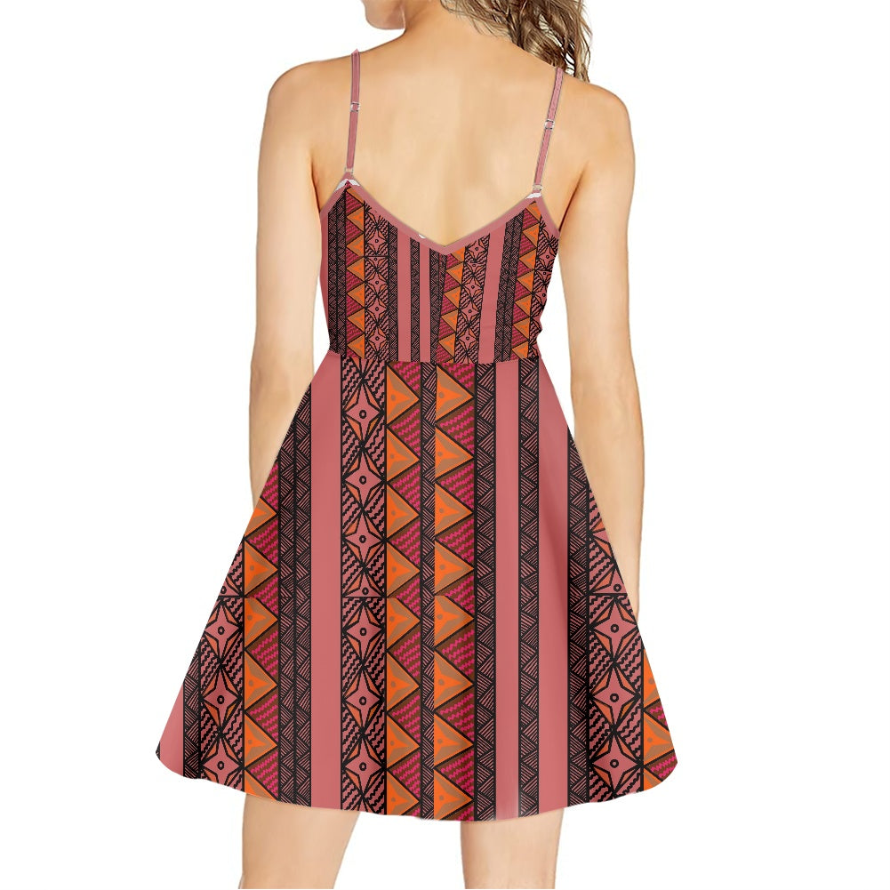 Robe bretelle saumon gatu