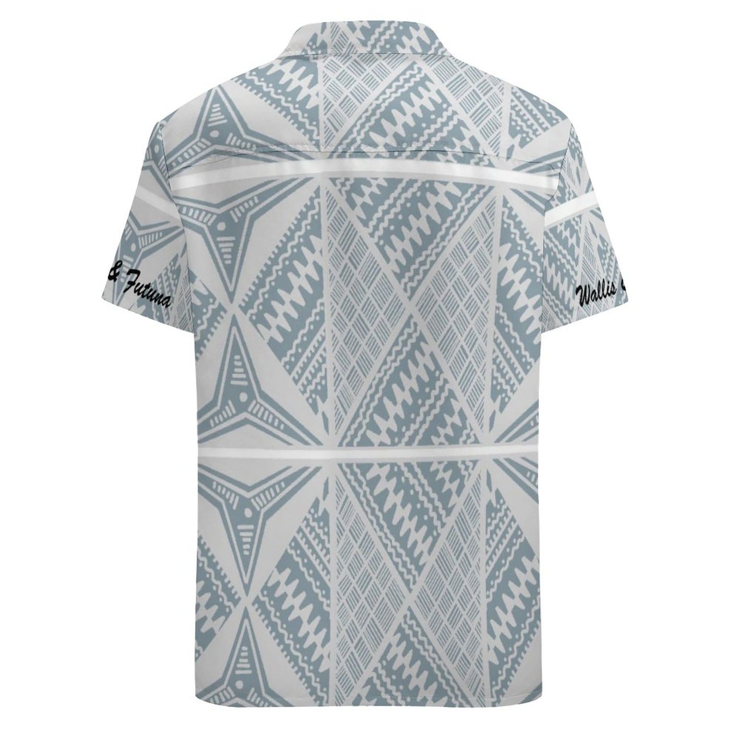 Chemise hévi bleu clair imprimée gatu