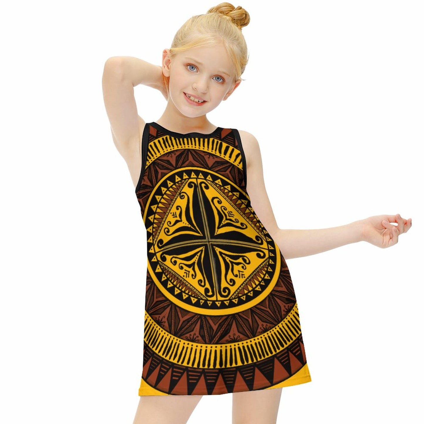 Robe lina imprimée gatu
