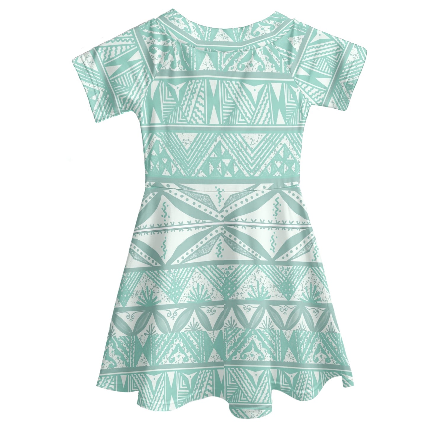 Robe lina blanc imprimée gatu vert