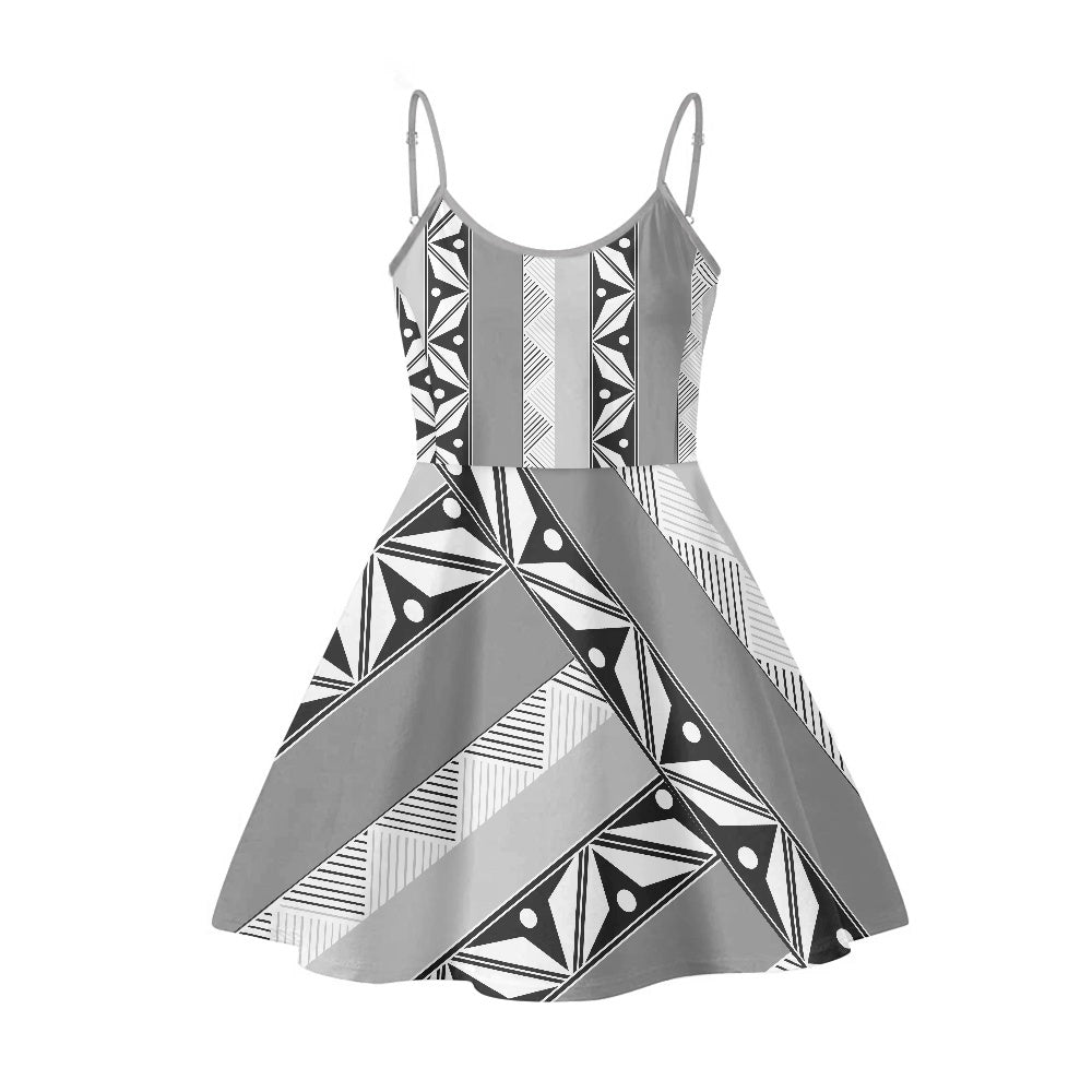 Robe bretelle gris tapa