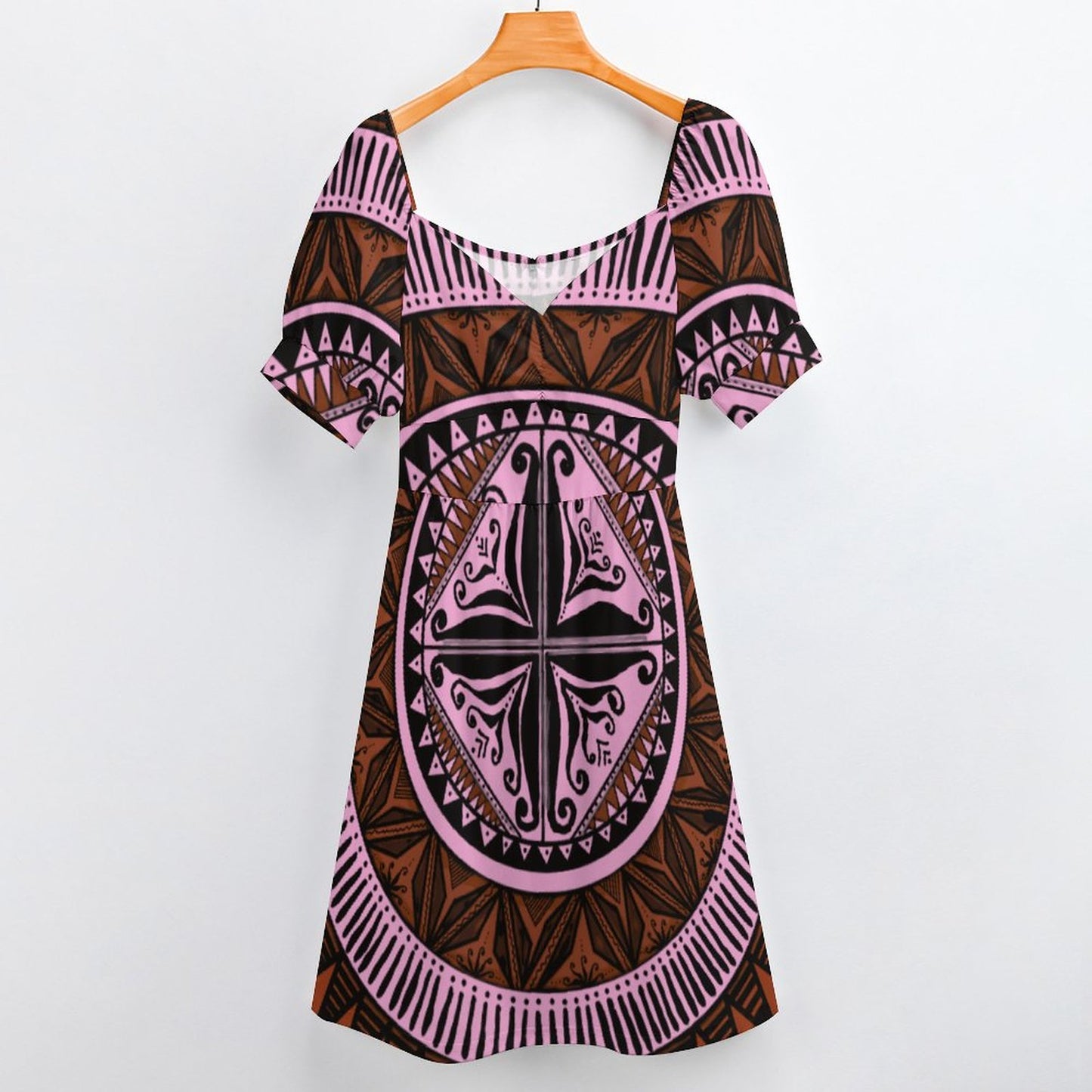 Robe ana rose imprimée gatu