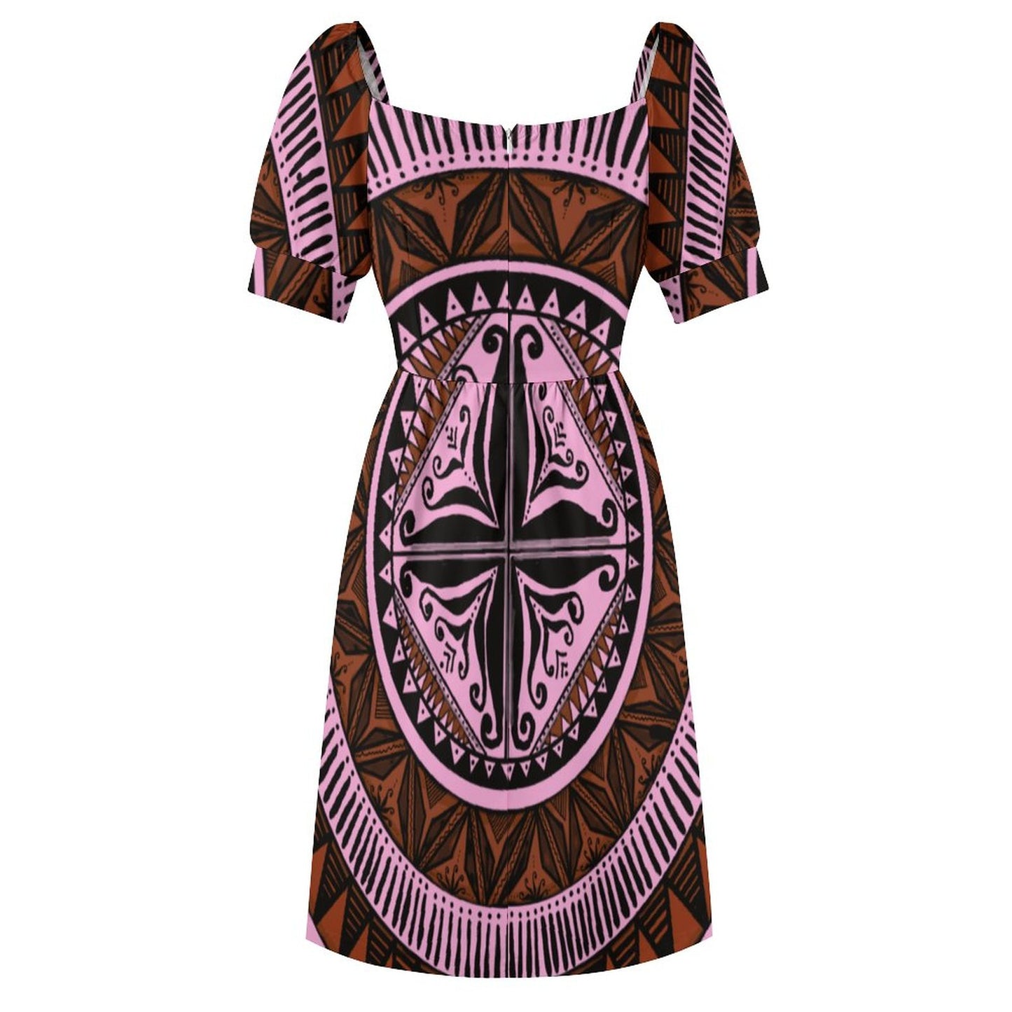 Robe ana rose imprimée gatu