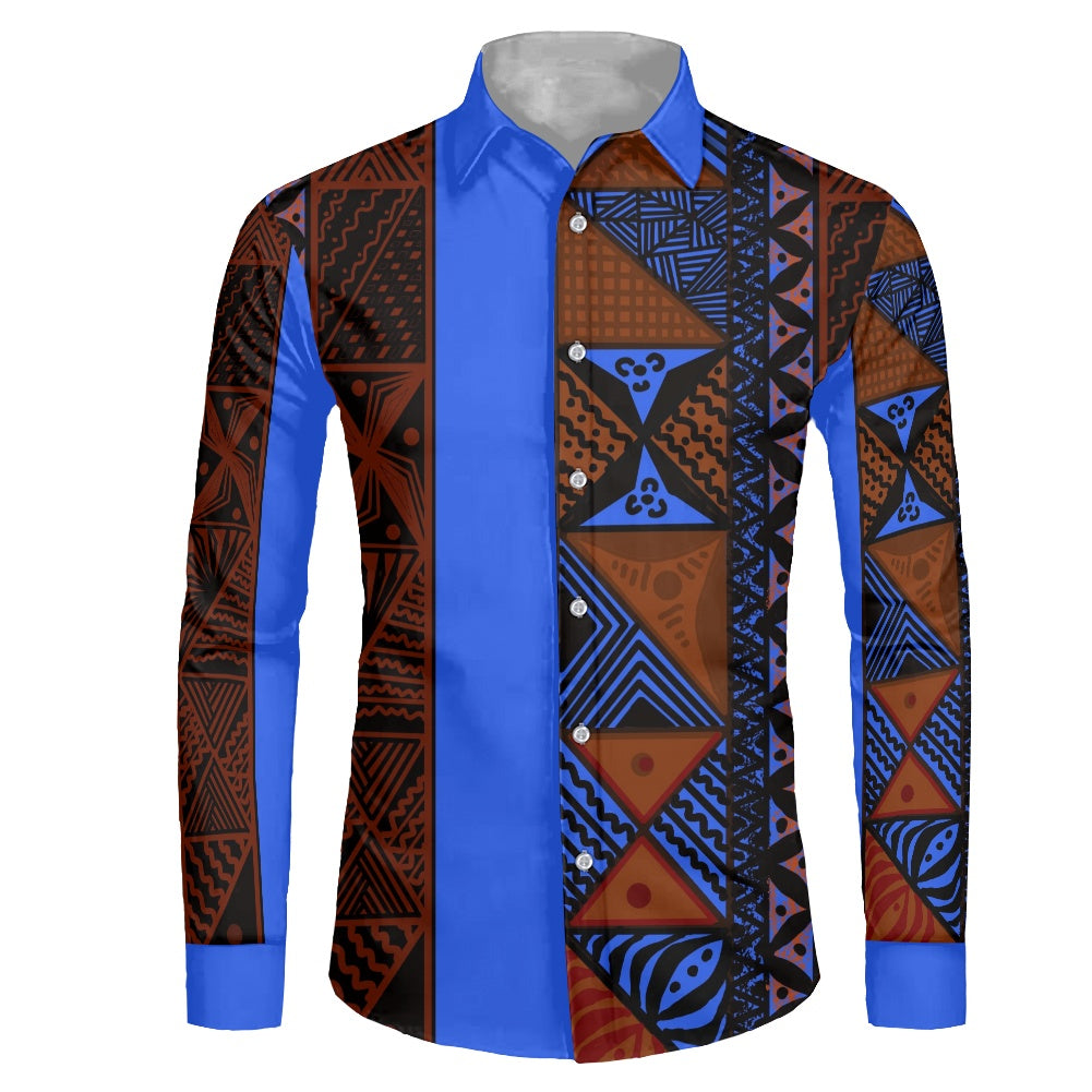 Chemise mata bleue gatu