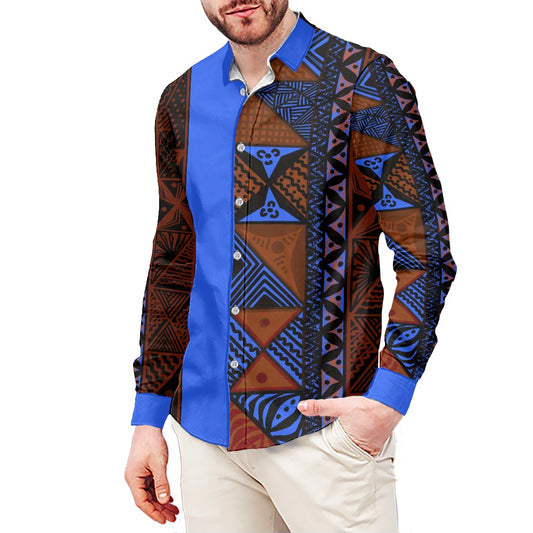 Chemise mata bleue gatu
