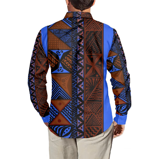 Chemise mata bleue gatu