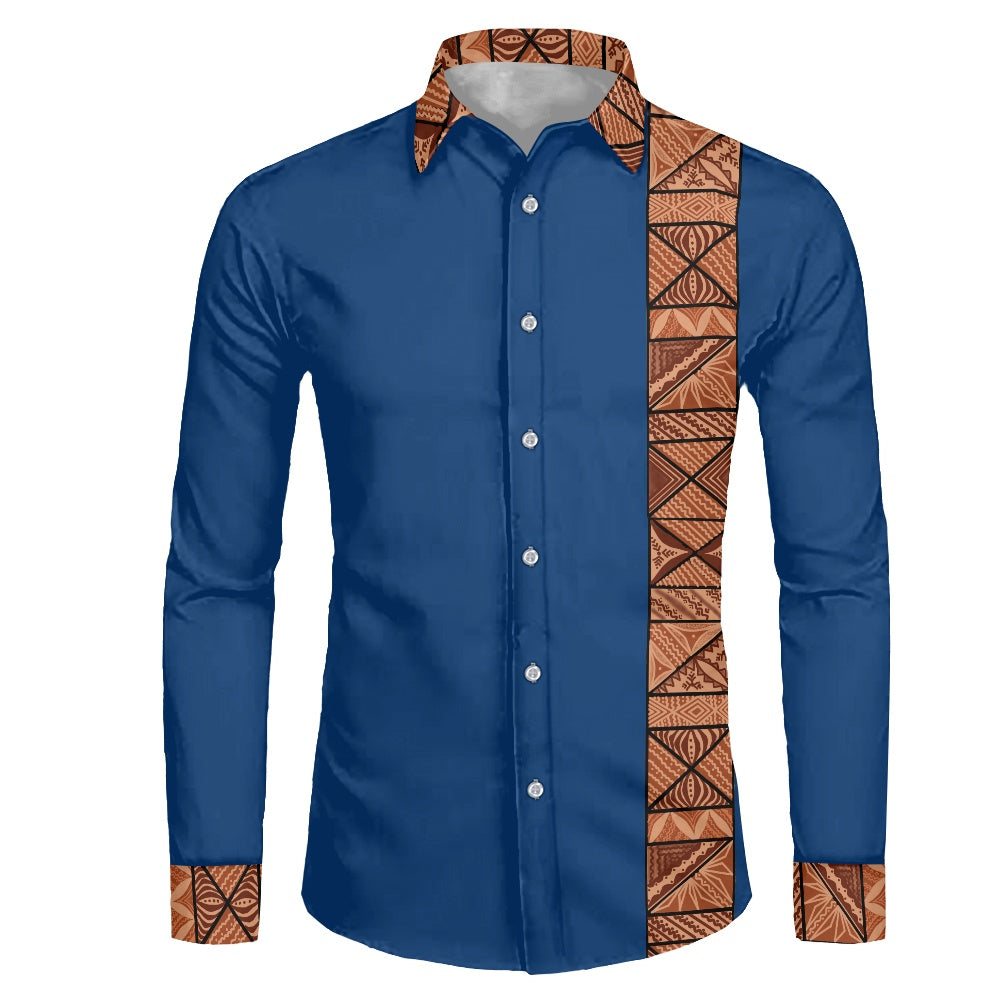 Chemise mata bleue gatu