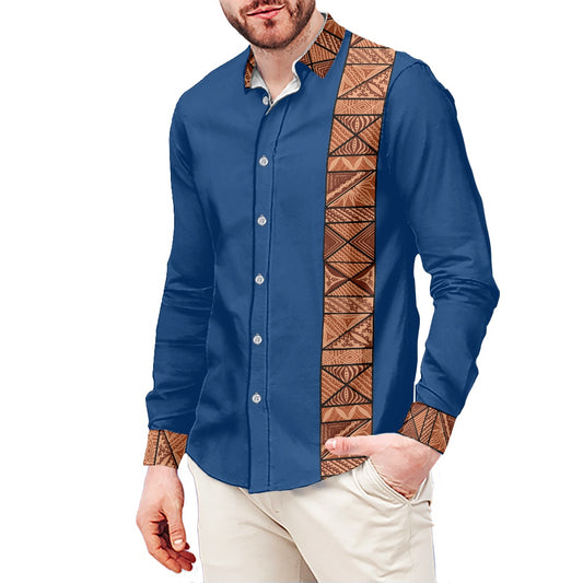 Chemise mata bleue gatu