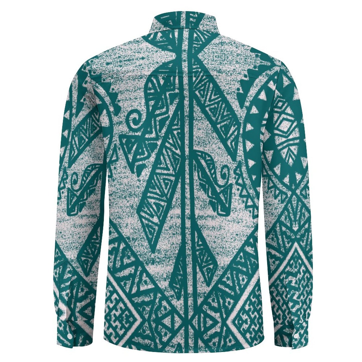 Chemise kalaga imprimé vert