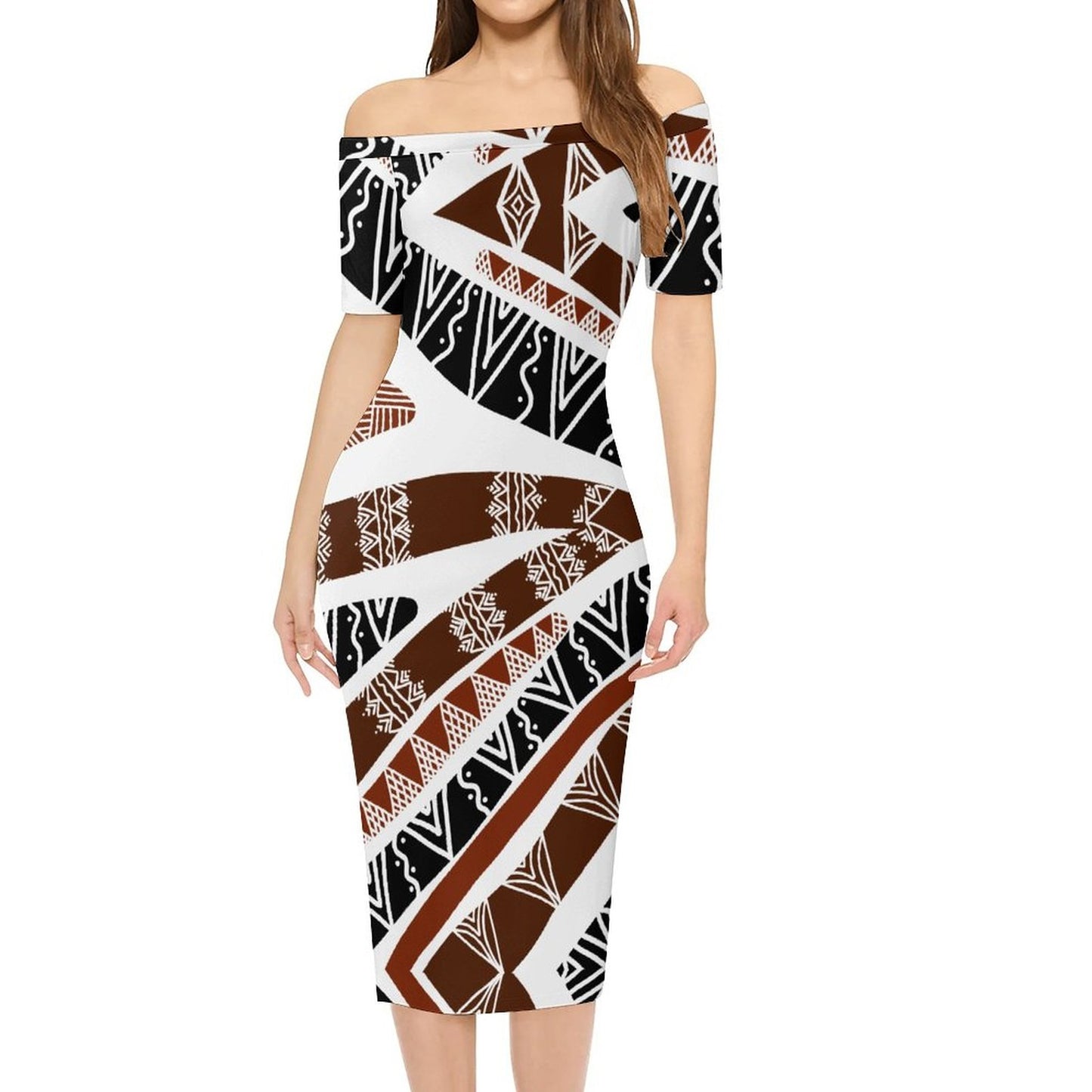 Robe longue leï blanc gatu