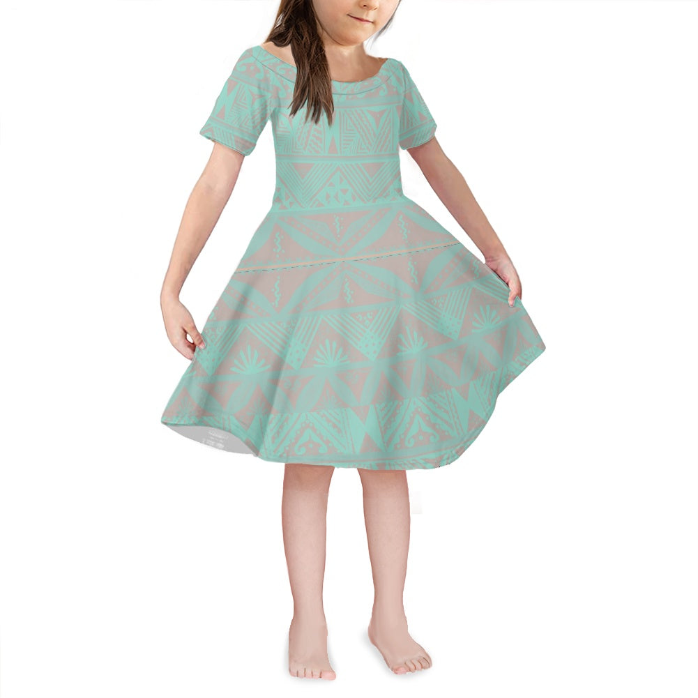 Robe lina mauve imprimée gatu