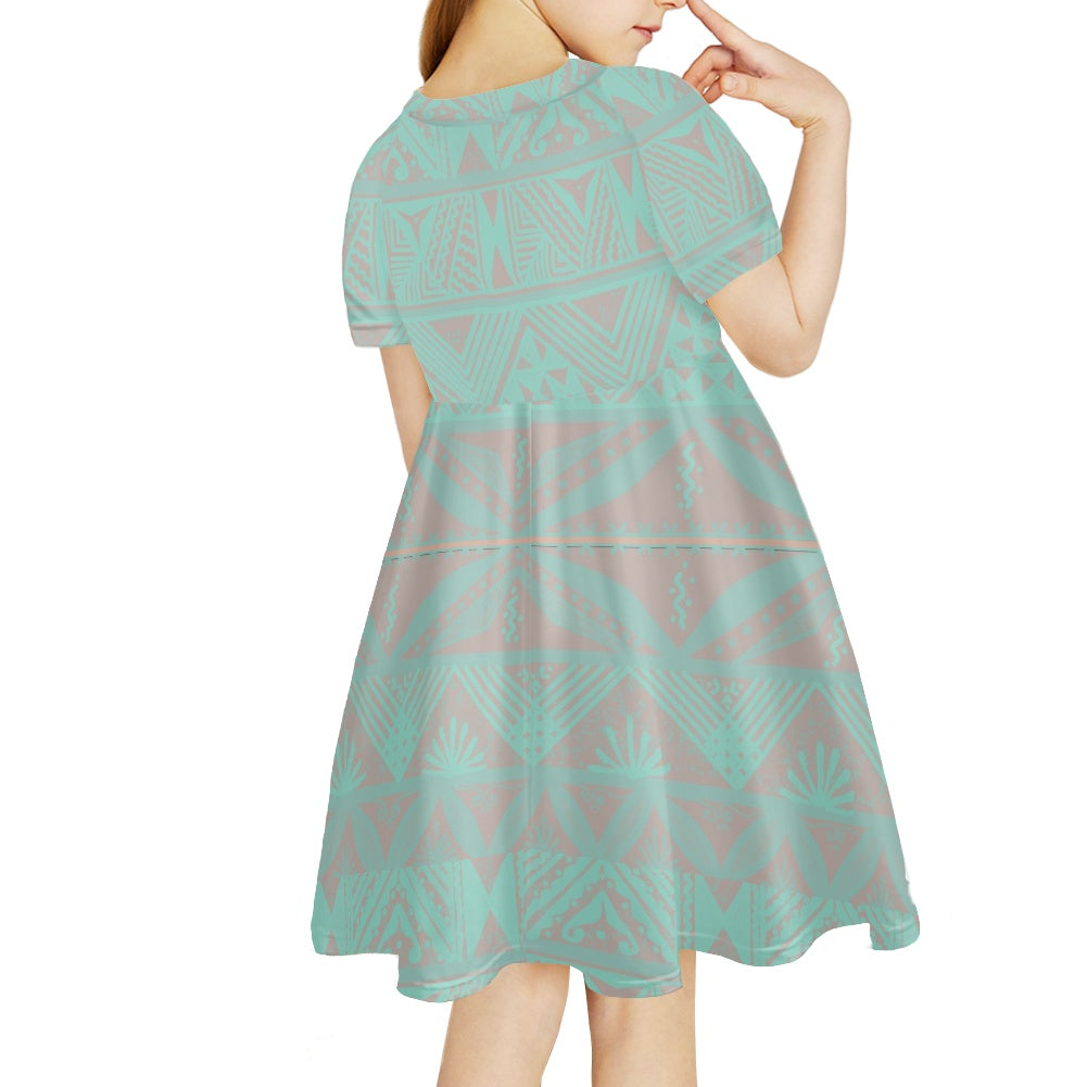 Robe lina mauve imprimée gatu