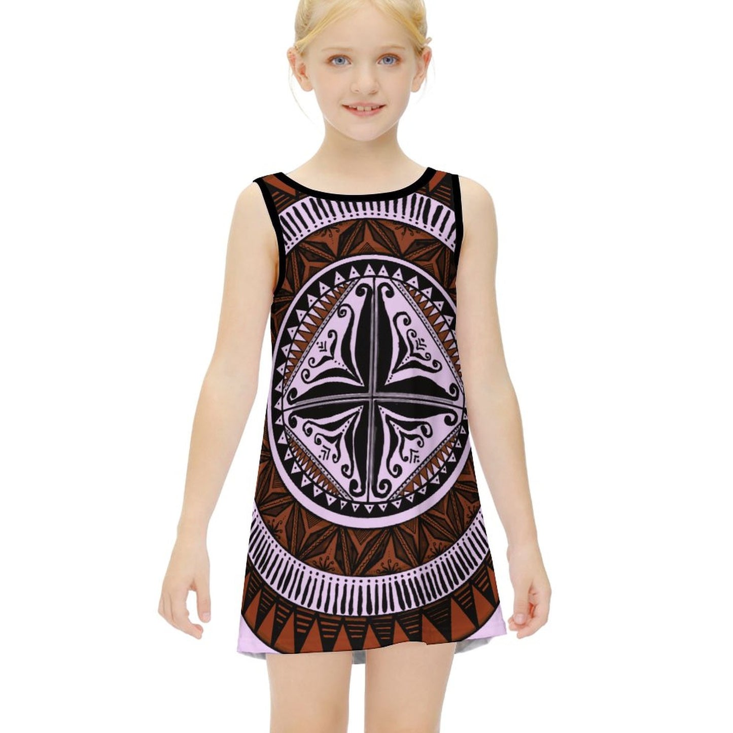 Robe lina violet imprimée gatu