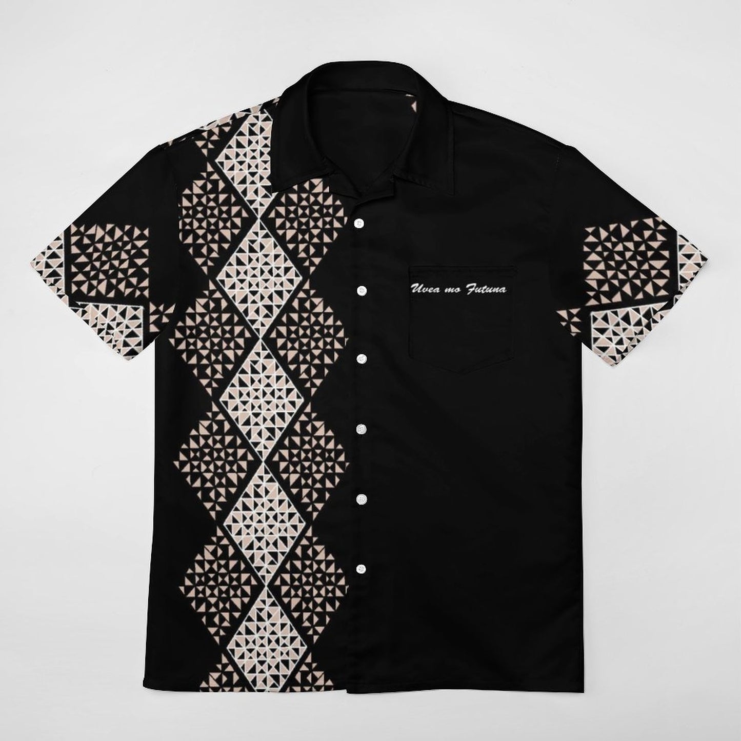 Chemise hévi noir imprimée
