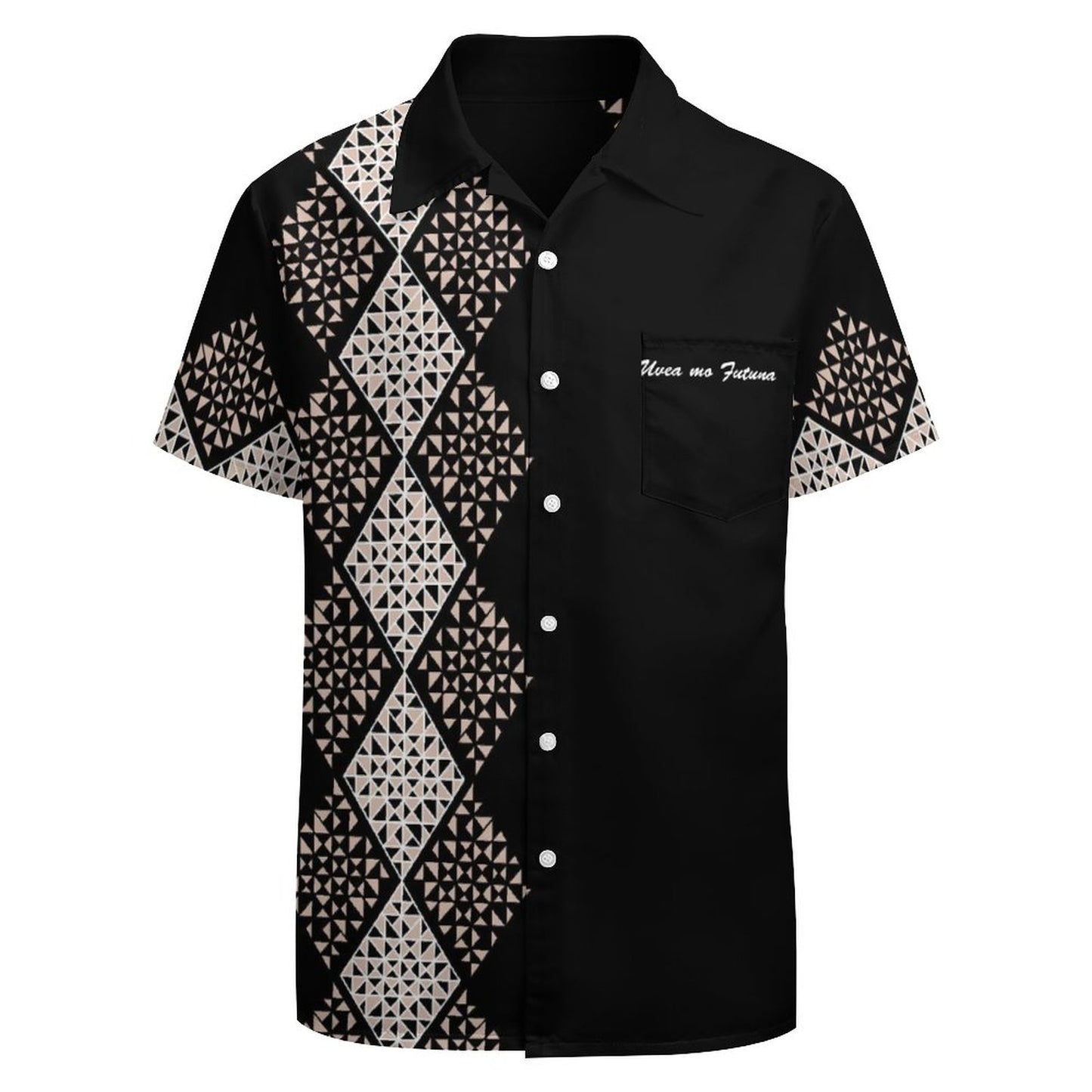 Chemise hévi noir imprimée