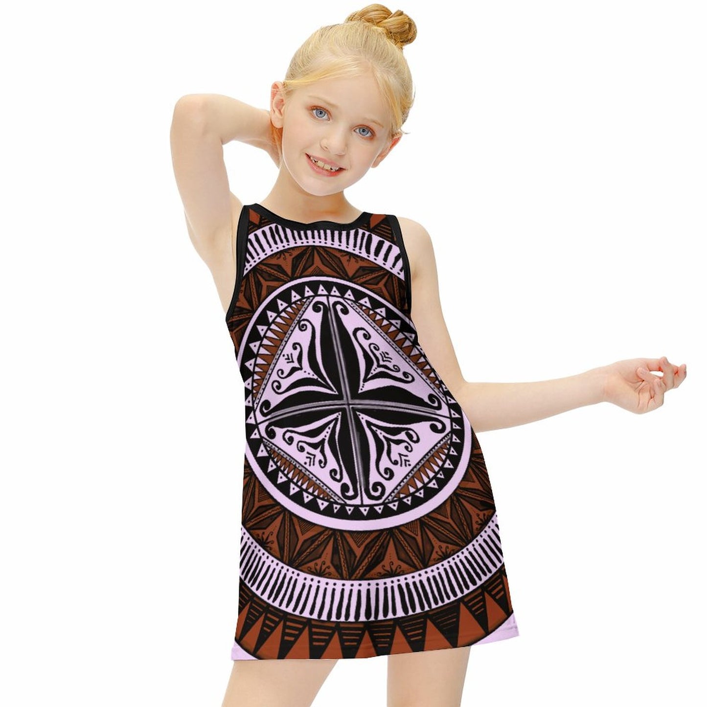 Robe lina violet imprimée gatu
