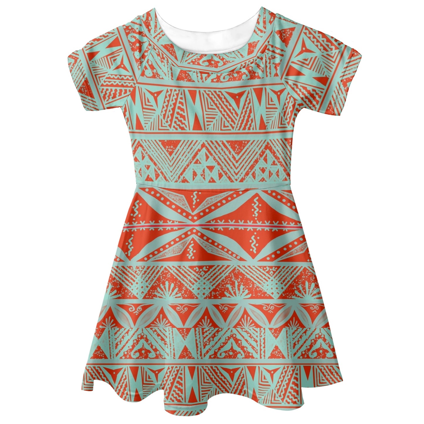Robe lina rouge imprimée gatu