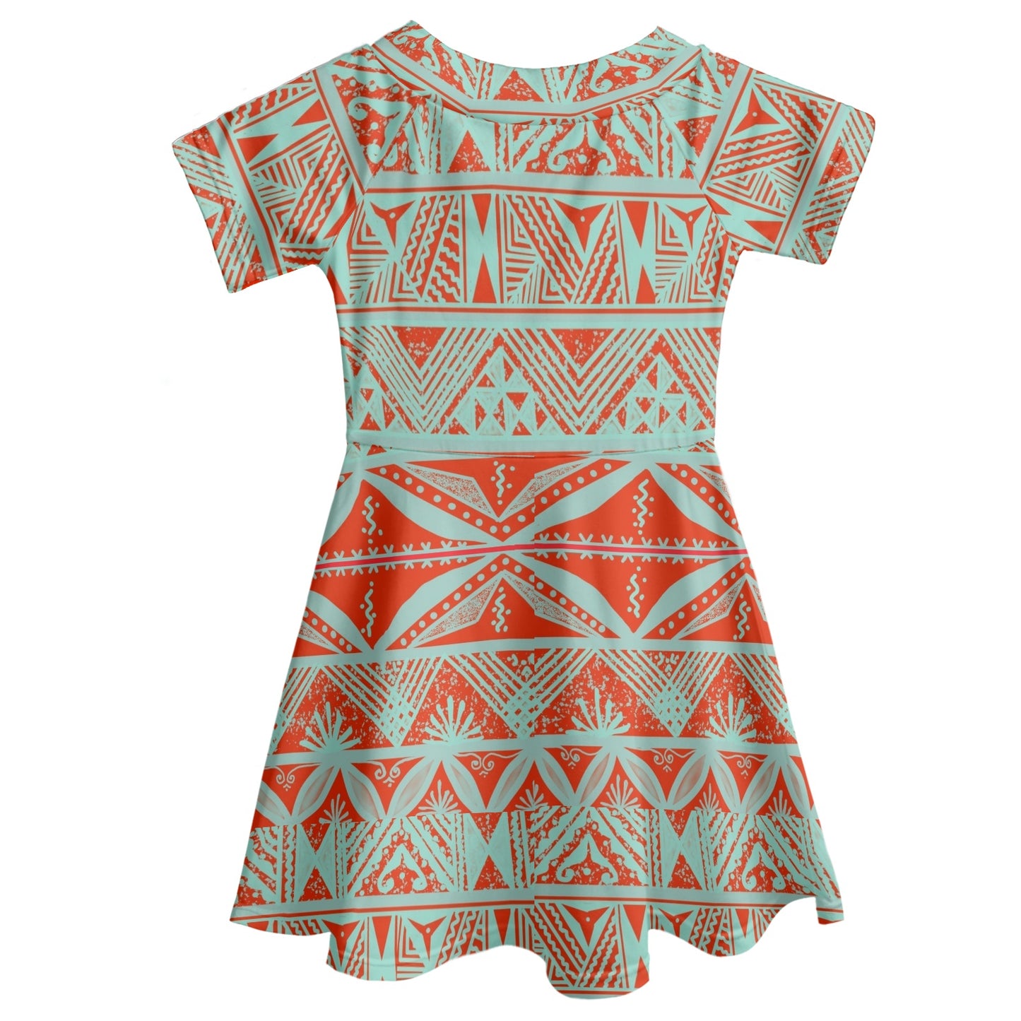 Robe lina rouge imprimée gatu