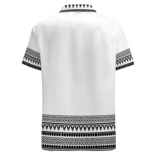 Chemise imprimé tapa blanc