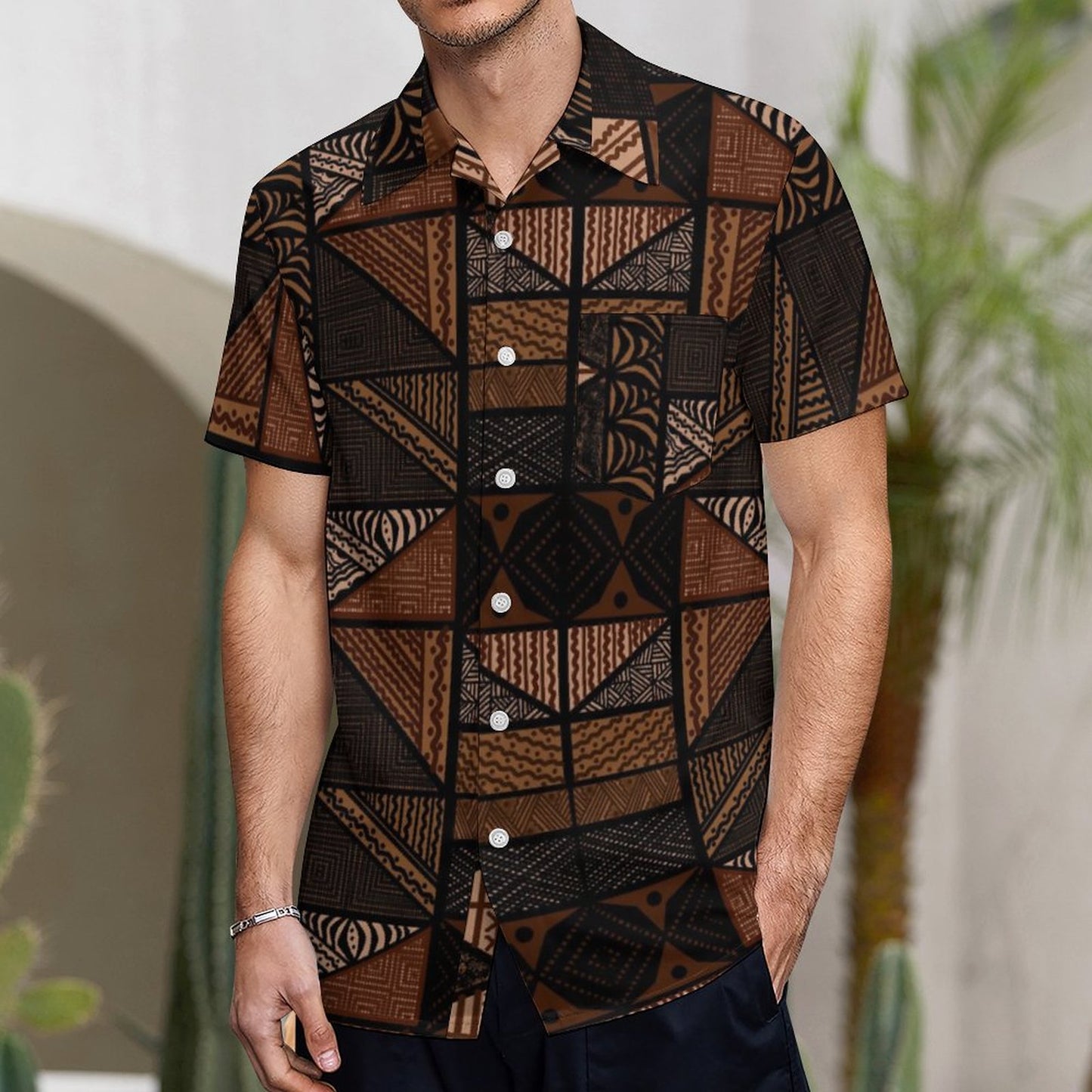 Chemise hévi imprimée gatu