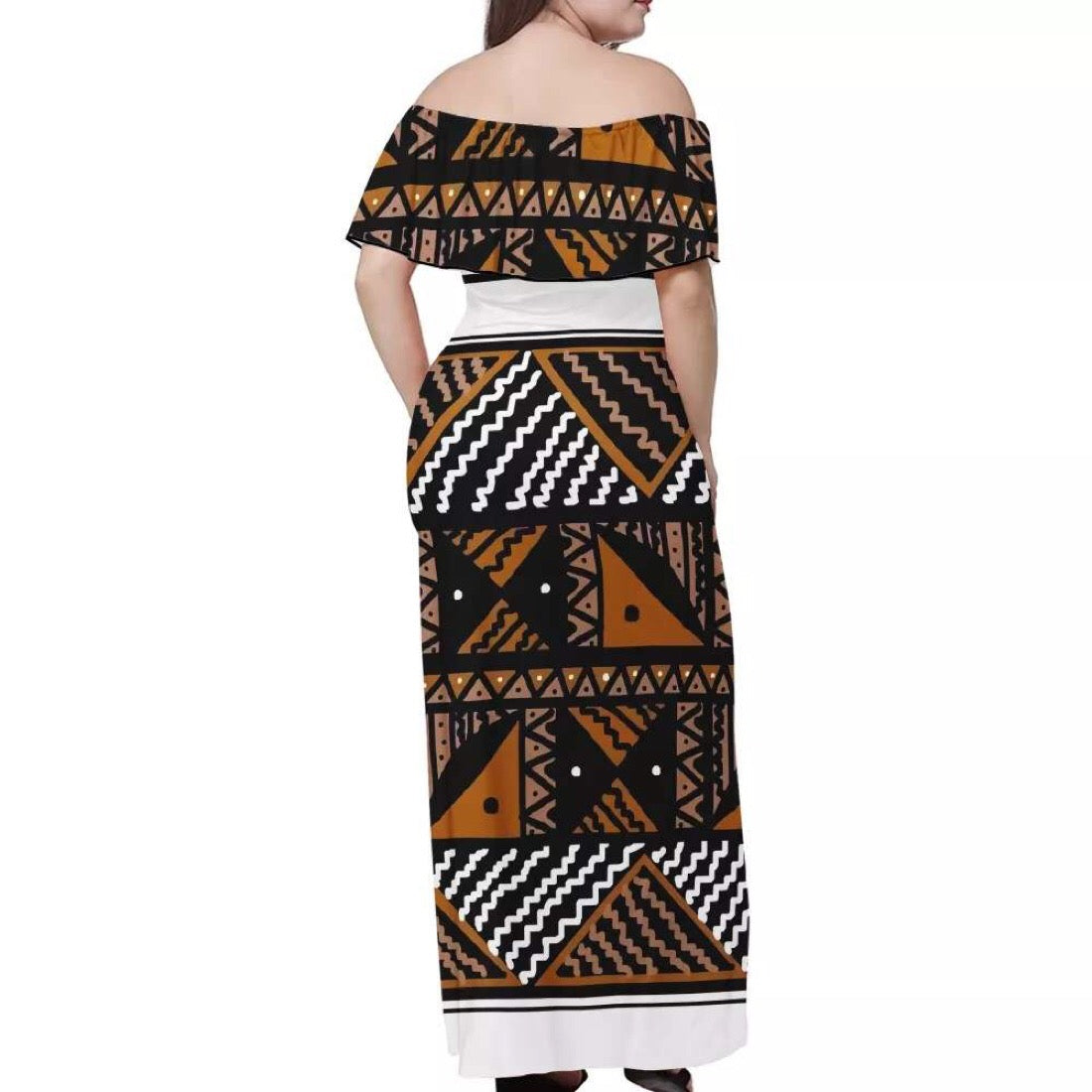 Robe longue imprimée