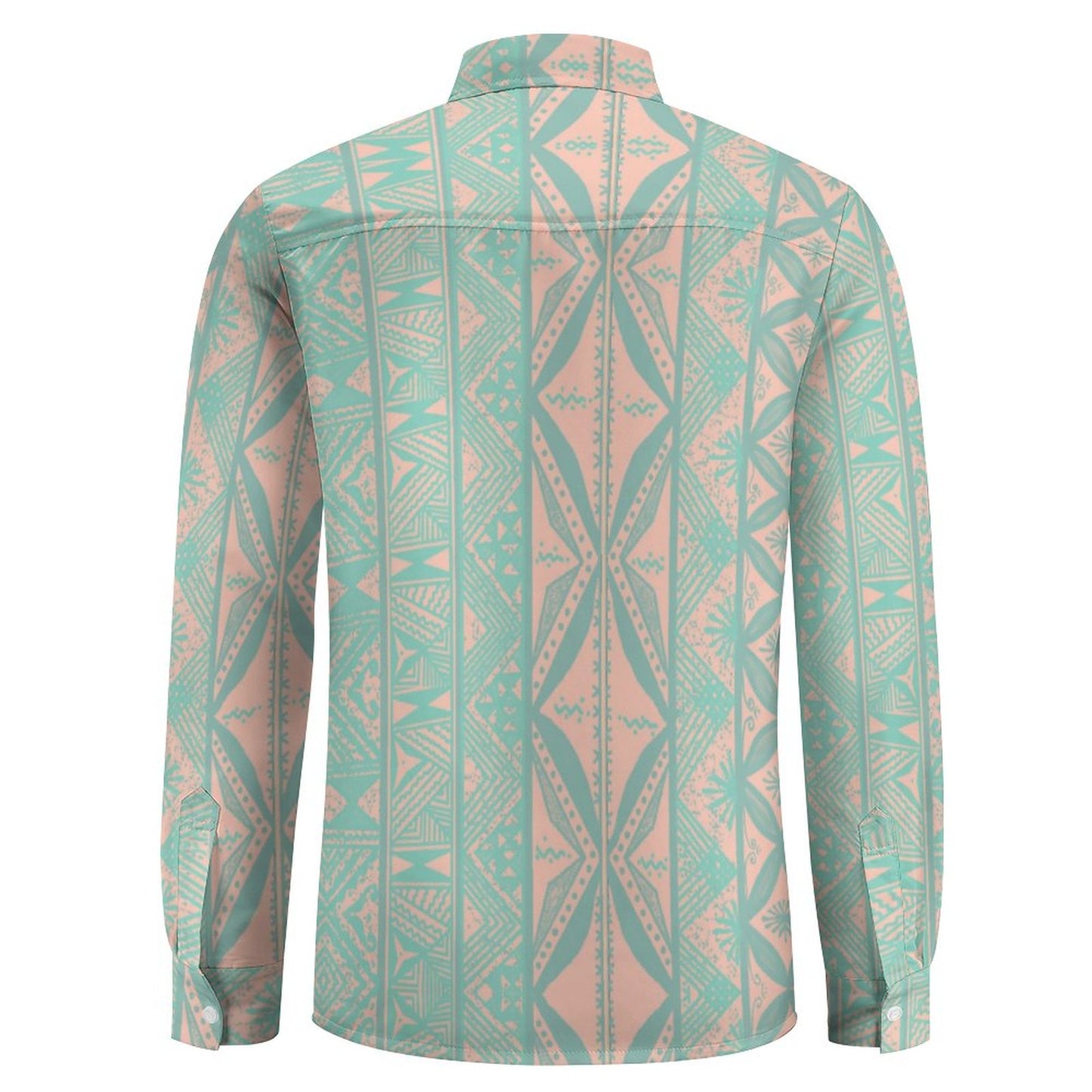 Chemise mata mauve imprimée gatu