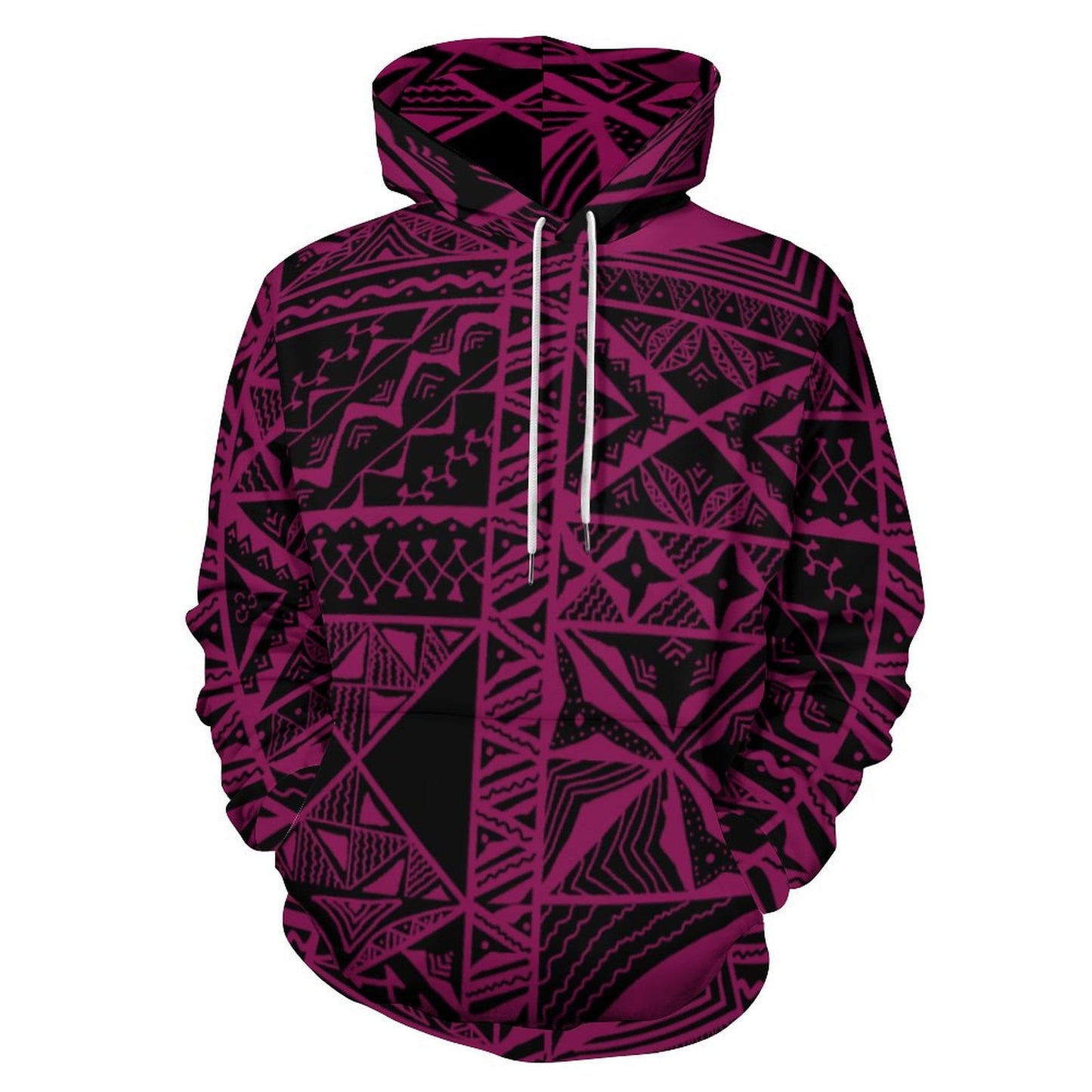 Sweat à capuche rose fluo